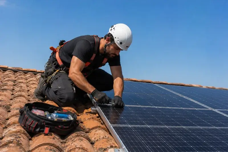 Maintenance et monitoring de panneaux solaires à Sourzac