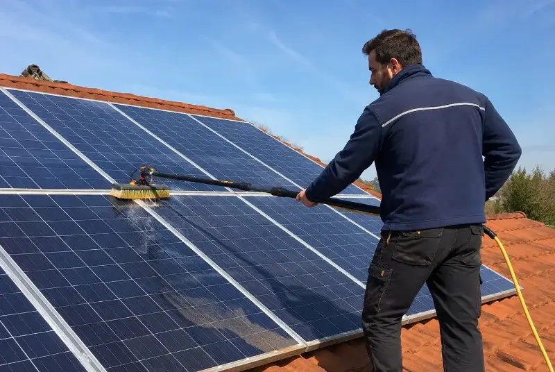 Nettoyage et entretien de panneaux solaires à Sourzac